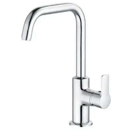 Bucatarie - Baterie lavoar Kludi Pure&Easy cu levier lateral si ventil metalic
