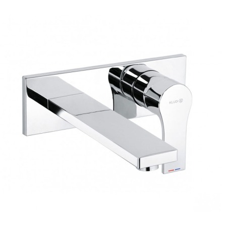 Baterii baie - Baterie lavoar, Kludi, Zenta SL, montaj pe perete, pipa 180 mm, crom