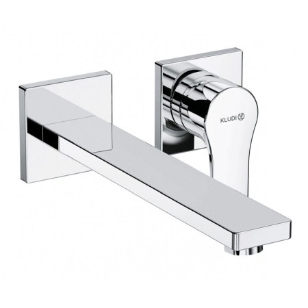 Baterii lavoar - Baterie lavoar, Kludi, Zenta SL, montaj pe perete, pipa 230 mm, crom