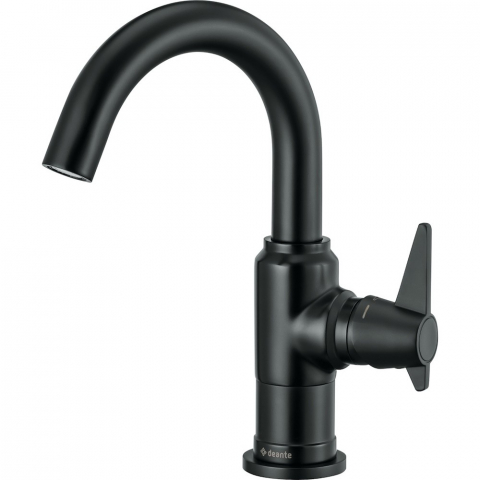 Baterii baie - Baterie lavoar monocomanda negru Deante Temisto BQT_N20M