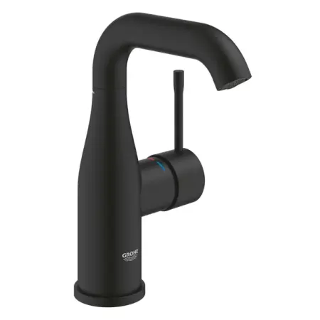Baterii lavoar - Baterie lavoar monocomanda negru mat Grohe Essence M fara ventil