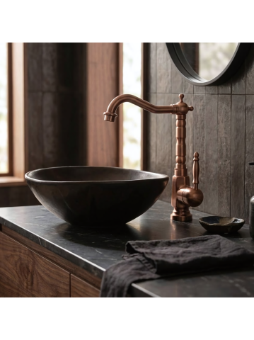 Baterie lavoar Rea Bona cupru periat  [8]