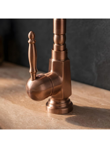 Baterie lavoar Rea Bona cupru periat  [2]