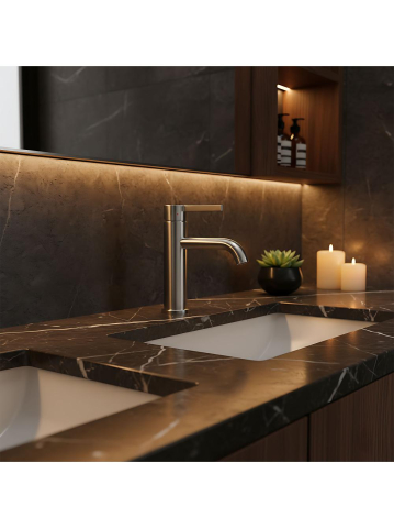 Baterie lavoar Rea Foster crom periat [10]