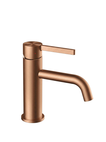 Baterie lavoar Rea Foster cupru periat PVD alamă 120mm înălțime 182mm montaj blat [9]