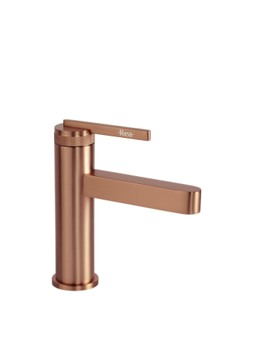 Baterii baie - Baterie lavoar Rea Grace JS-703701BRG cupru periat PVD 170 mm montaj pe blat