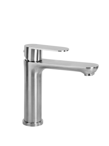 Baterii lavoar - Baterie lavoar Rea Logan Nickel Periat montaj pe blat 185 mm pipa 115 mm PVD