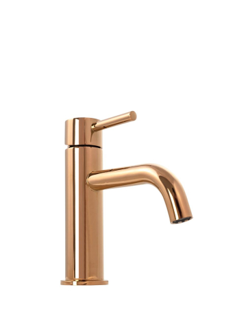 Baterie lavoar Rea Lungo finisaj cupru PVD montare pe blat 165 mm [4]