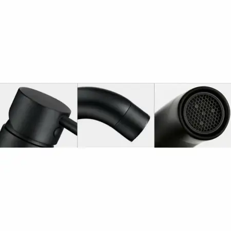Baterie lavoar Rea Lungo negru mat [4]