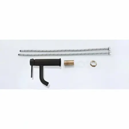 Baterie lavoar Rea Lungo negru mat [3]