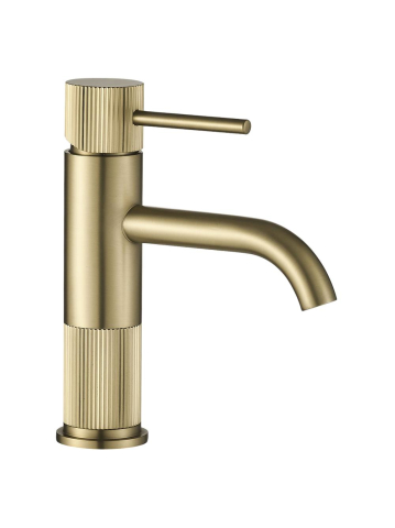 Baterii baie - Baterie lavoar Rea Lungo Stripe auriu periat 