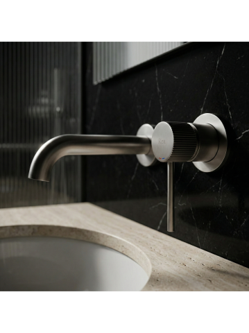 Baterie lavoar Rea Lungo Stripe crom periat [2]