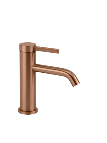 Baterii lavoar - Baterie lavoar Rea Rivo cupru periat montata pe blat 100mm 165mm PVD