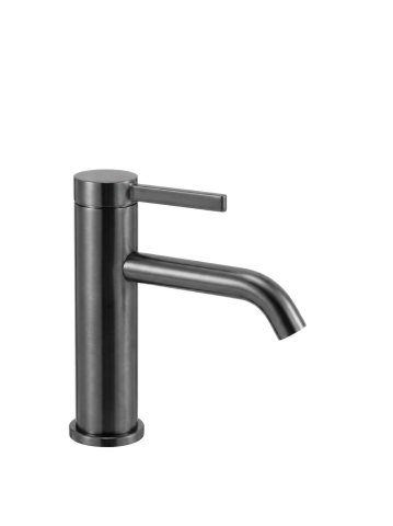 Baterii lavoar - Baterie lavoar Rea Rivo Titan PVD alamă H165mm pipă 100mm montaj blat