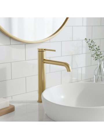 Baterie lavoar Rea Spot auriu periat  [5]