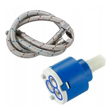 Baterie lavoar Rea Storm negru mat - auriu [5]