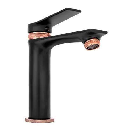 Baterie lavoar Rea Viral negru - rose gold mat [1]