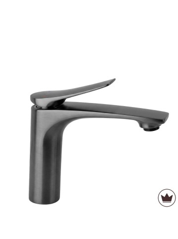 Baterii baie - Baterie lavoar REA Vision finisaj titan periat montaj pe blat 110mm