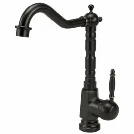 Baterie lavoar retro negru mat Rea Bona [2]