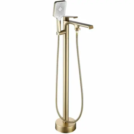Baterii cada - Baterie monocomanda pentru cada freestanding auriu Rea Clark
