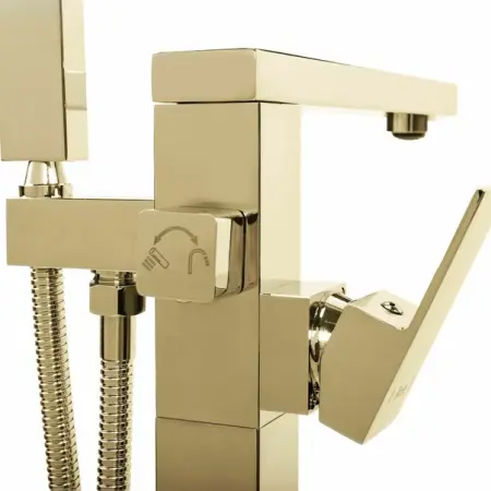 Baterie monocomanda pentru cada freestanding auriu Rea Tery [2]