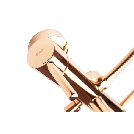 Baterie monocomanda pentru cada rose gold Rea Lungo [4]