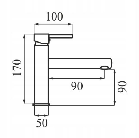 Baterie pentru baie Calani Astral auriu [3]