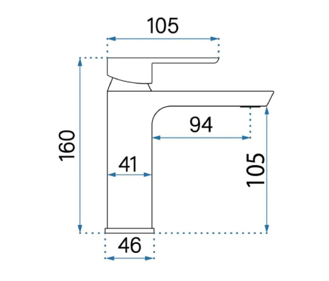 Baterie pentru baie REA ARGUS cupru periat  [6]