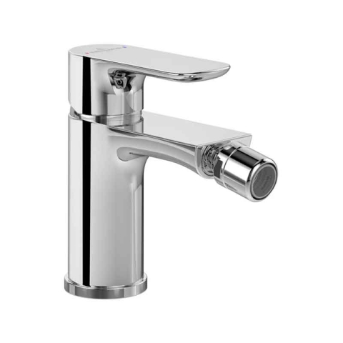 Baterii bideu si dus igienic - Baterie pentru bideu Villeroy&Boch, O.Novo, cu ventil cu tijă, crom