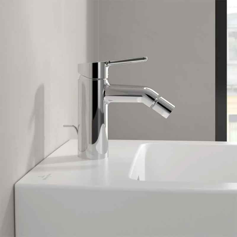Baterie pentru bideu Villeroy&Boch, Skyla, cu ventil cu tijă, crom [1]