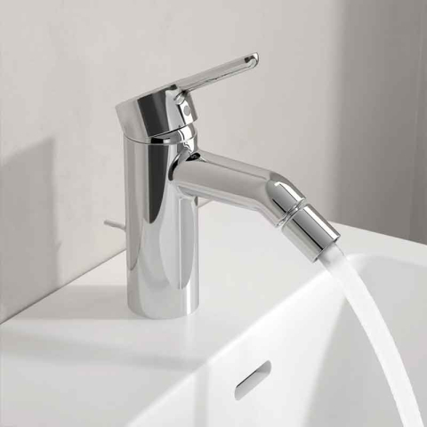 Baterie pentru bideu Villeroy&Boch, Skyla, cu ventil cu tijă, crom [6]