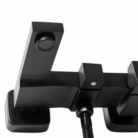 Baterie pentru cada cu set de dus Rea Fenix negru mat [2]