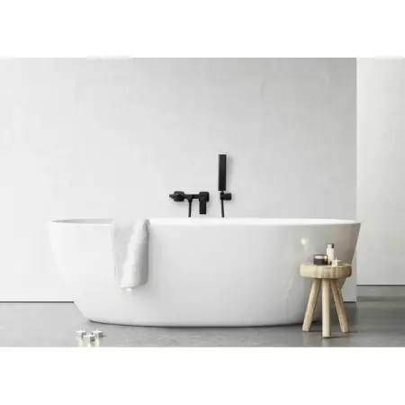 Baterie pentru cada cu set de dus Rea Fenix negru mat [5]