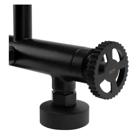 Baterie pentru cada cu set de dus Rea Vertigo negru mat [5]