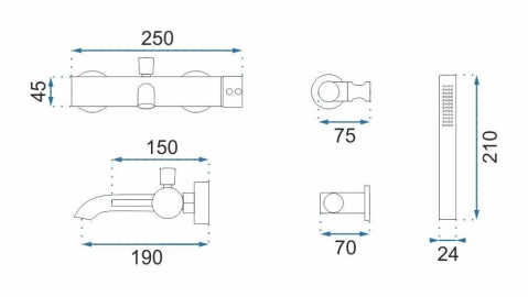 Baterie pentru cada Rea Lungo Titan [5]