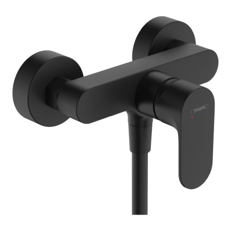 Baterii baie - Baterie pentru dus Hansgrohe, Rebris S, negru mat