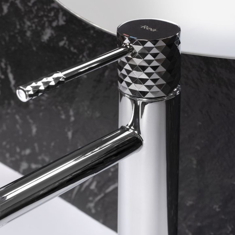 Baterie pentru lavoar Rea Lungo Diamond crom [2]