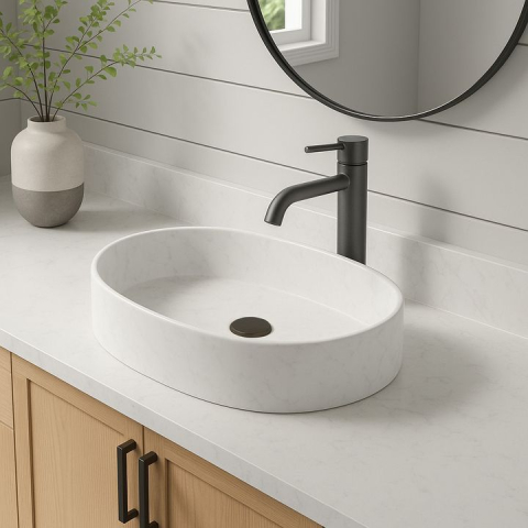 Baterie pentru lavoar Rea Lungo titan [1]