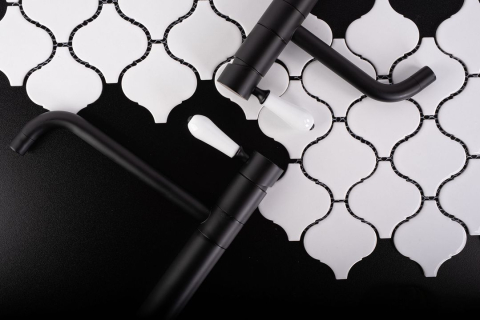 Baterie pentru lavoar Rea Serra BLACK negru  [1]