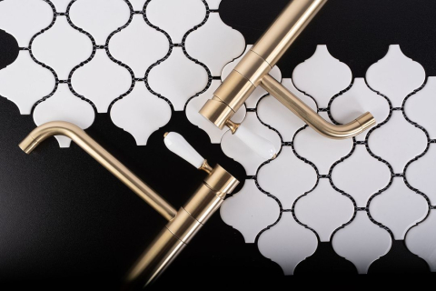 Baterie pentru lavoar Rea Serra BLACK negru mat [6]