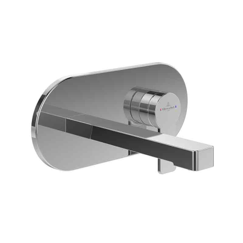 Baterii lavoar - Baterie pentru lavoar Villeroy&Boch, Architectura, montaj incastrat, crom