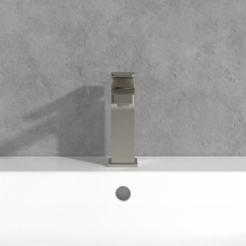 Baterie pentru lavoar Villeroy&Boch, Architectura Square 112, fără ventil , brushed nickel [3]