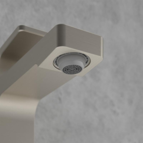 Baterie pentru lavoar Villeroy&Boch, Architectura Square 112, fără ventil , brushed nickel [7]