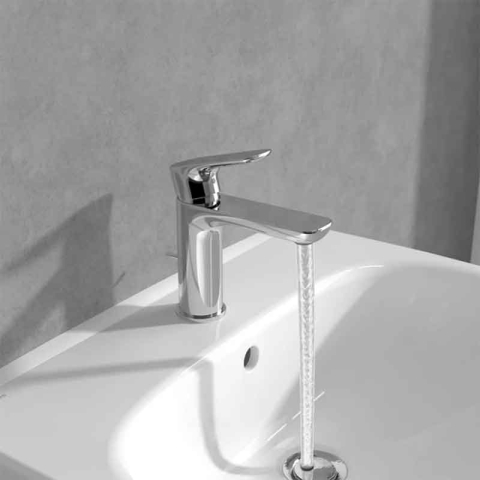 Baterie pentru lavoar Villeroy&Boch, O.Novo 100, fara ventil, crom [6]