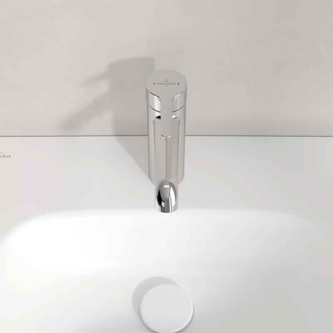 Baterie pentru lavoar Villeroy&Boch, Skyla 115, fără ventil, crom [4]