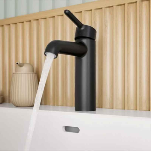 Baterie pentru lavoar Villeroy&Boch, Skyla 115, fără ventil, negru mat [2]