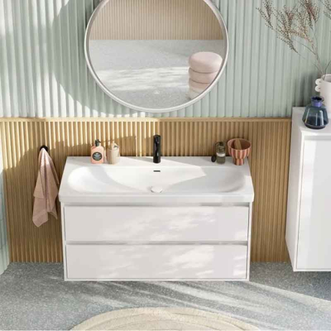 Baterie pentru lavoar Villeroy&Boch, Skyla 115, fără ventil, negru mat [3]