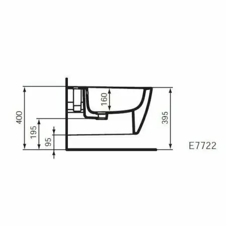 Bideu Ideal Standard Connect suspendat cu fixare complet ascunsa [2]