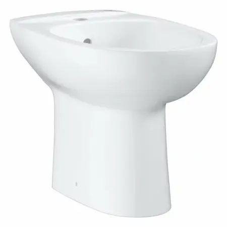 Obiecte Sanitare - Bideu pe pardoseala Grohe Bau Ceramic alb lucios