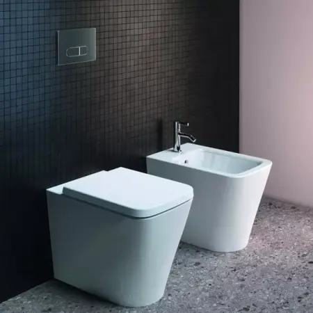 Obiecte Sanitare - Bideu pe pardoseala Ideal Standard Atelier Blend Cube BTW alb lucios